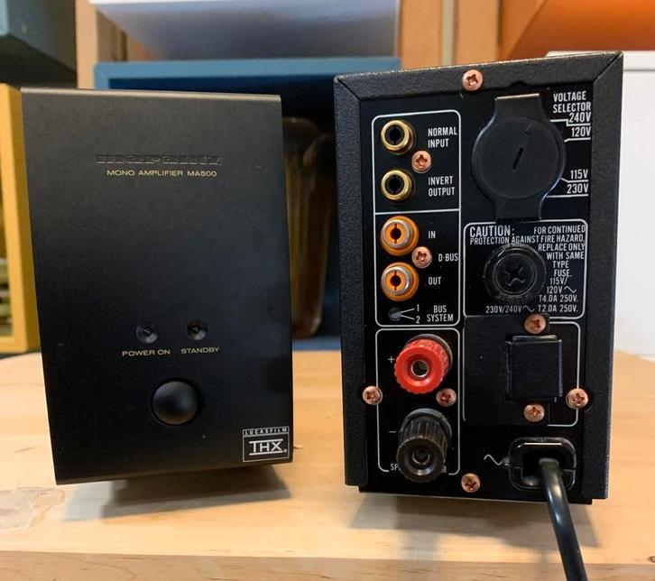 Mooie set Marantz MA500 mono blokken, perfecte staat, Audio, Tv en Foto, Versterkers en Receivers, Zo goed als nieuw, Marantz