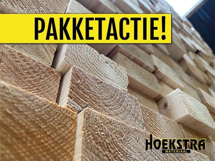 Massa inkoopvoordeel! Volle pakken 44x69 voor €1,25 per m1, Doe-het-zelf en Verbouw, Hout en Planken, Nieuw, Overige typen, Vuren