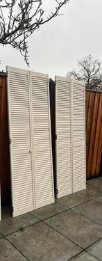 Louvredeur 4-delig wit, Ophalen, Gebruikt