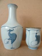 Sake set Japan vintage sake kannetje Arita-yaki porselein, Antiek en Kunst, Ophalen of Verzenden