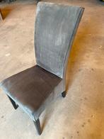 4 Grijze Eetkamerstoelen, Ophalen, Gebruikt, Vier, Stof