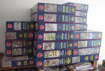 20 Jan van Haasteren puzzels 500 , 950 en 1000st beschikbaar voor biedingen