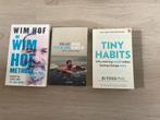 Boeken van Wim Hof en Tiny Habits., Boeken, Wim Hof, Zo goed als nieuw, Ontwikkelingspsychologie, Verzenden
