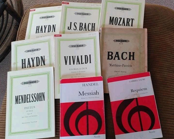 Klassieke Muziek Partituren - Bach, Händel, Mozart..., Muziek en Instrumenten, Bladmuziek, Gebruikt, Artiest of Componist, Klassiek