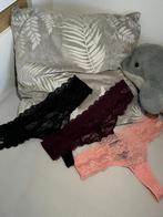 Dames ondergoed - lingerie, Ophalen of Verzenden, Zwart, String