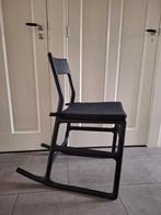 IKEA PS Ellan Schommelstoel - Design Collectie, Huis en Inrichting, Stoelen, Ophalen, Kunststof, Zwart, Zo goed als nieuw