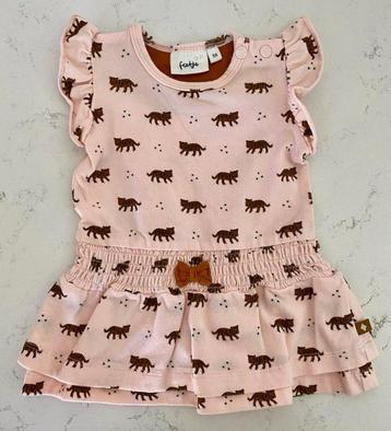 Feetje zomer jurkje roze met panters maat 56 | babykleding beschikbaar voor biedingen