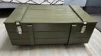 Stoere groene kist, Huis en Inrichting, Woonaccessoires | Kisten, Ophalen, Minder dan 50 cm, Gebruikt, 50 tot 100 cm