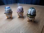 3 porceleinen eieren. Merkloos, Ophalen of Verzenden