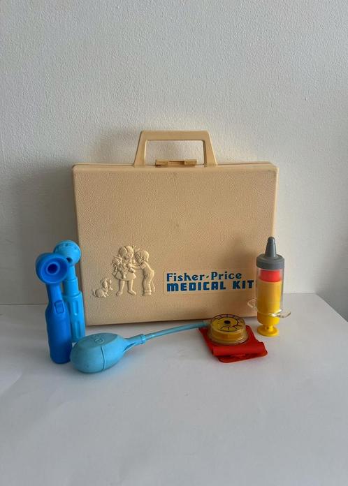 Schattig vintage Fisher Price dokters koffertje jaren 70., Kinderen en Baby's, Speelgoed | Fisher-Price, Ophalen of Verzenden