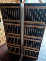 2 x toren broedhokken 4 hoog., Dieren en Toebehoren, Vogels | Duiven, Mannelijk, Postduif