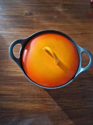 Gietijzeren braadpan oranje Hackman beschikbaar voor biedingen