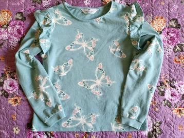 T-shirt met lange mouwen voor meisjes, H&M, maat 140 beschikbaar voor biedingen