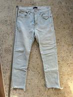 Levi's 501 Jeans crop 27 28 recht S blauw, Kleding | Dames, Ophalen of Verzenden, Gedragen, Blauw, Overige jeansmaten