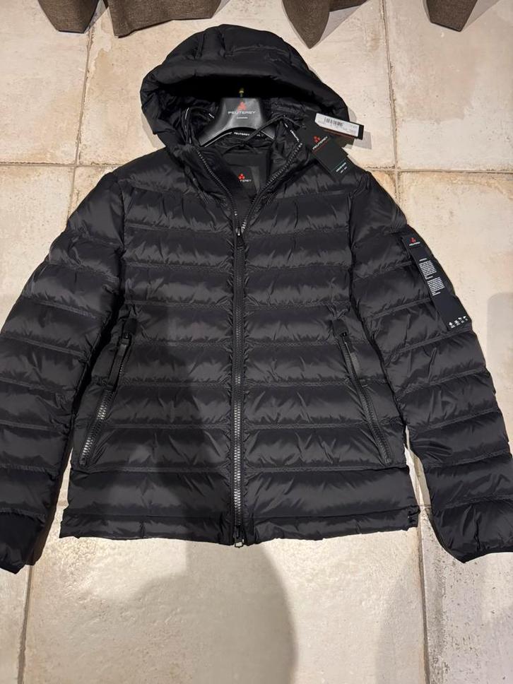 Mooie nieuwe originele sportieve Peuterey puffer winterjas M, Kleding | Heren, Jassen | Winter, Nieuw, Maat 48/50 (M), Zwart, Ophalen of Verzenden