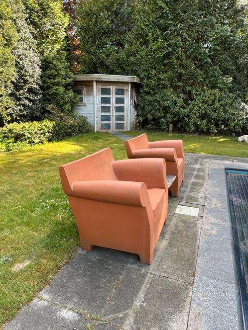 KARTEL 2 stuks, Huis en Inrichting, Fauteuils, Gebruikt, Kunststof, 100 tot 125 cm, 75 tot 100 cm, Ophalen