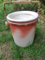 Mooie porseleinen emmer, Ophalen, Zo goed als nieuw, Kunststof