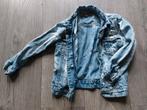 Vintage Spijkerjas Denim Acid Washed (Maat 104), Kinderen en Baby's, Kinderkleding | Maat 104, Gebruikt, Jongen of Meisje, Ophalen of Verzenden