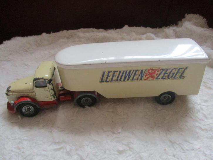 Tekno Denmark Volvo Truck Leeuwenzegel, Hobby en Vrije tijd, Modelauto's | 1:50, Gebruikt, Bus of Vrachtwagen, Tekno, Ophalen of Verzenden