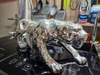 Luxe Panter beeldje met Steentjes Zilver en zwaar, Huis en Inrichting, Woonaccessoires | Overige, Ophalen of Verzenden, Zo goed als nieuw