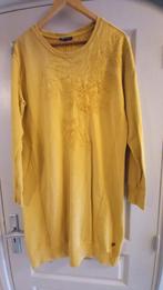 Als nieuwe gele jurk van Didi maat 42 / L.  Met borduursel., Maat 42/44 (L), Knielengte, Ophalen of Verzenden, Didi