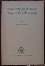Schoolplaat boekje – Bos en weidevogels ., Natuur en Biologie, Ophalen of Verzenden