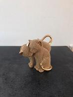 Katjes goudkleurig, Verzamelen, Beelden en Beeldjes, Ophalen of Verzenden, Nieuw, Dier