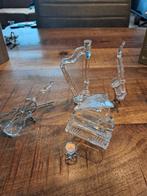 Kristallen Muziekinstrumenten Set, Antiek en Kunst, Antiek | Glas en Kristal, Ophalen of Verzenden