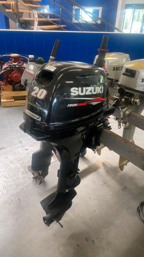 Suzuki DF20 - 20 pk 4T EFI injectie lang knuppel +garantie, Watersport en Boten, Buiten- en Binnenboordmotoren, Zo goed als nieuw