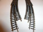 N-spoor minitrix gebogen handwissels, incl. Verzendkosten, Gelijkstroom, Trix, Rails, Ophalen of Verzenden