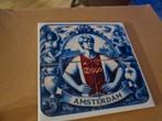 Ajax tegeltje 15,2x15,20.5 lxbxd tegel met ophang mogelijk e, Ophalen of Verzenden, Zo goed als nieuw, Ajax, Overige typen
