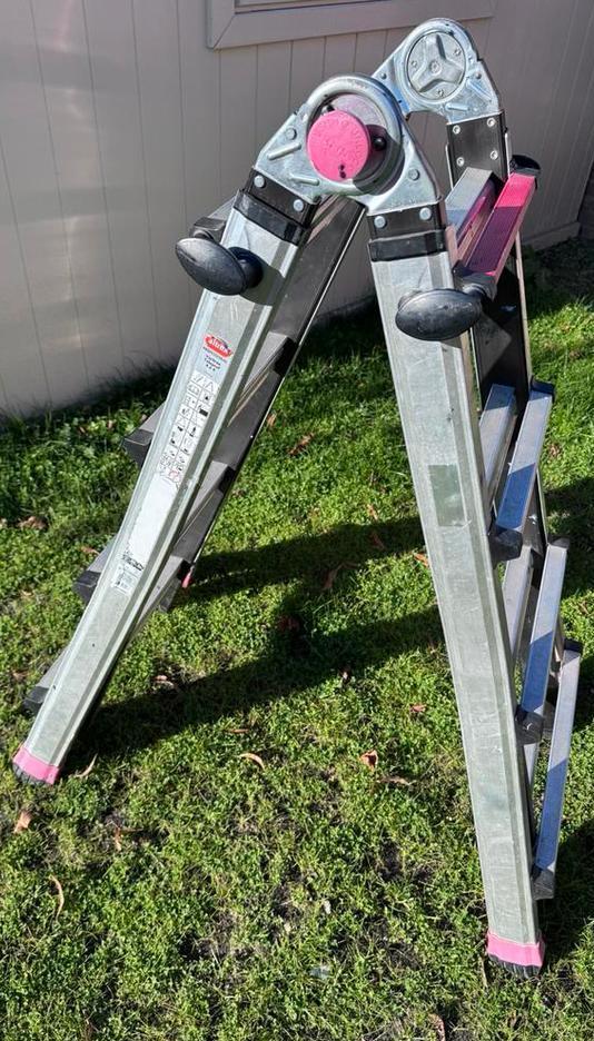 Altrex Varitrex Tele PRO+ ladder - 4x4 Sporten trap, Doe-het-zelf en Verbouw, Ladders en Trappen, Zo goed als nieuw, 4 meter of meer