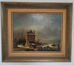 Winterlandschap schilderij, Antiek en Kunst, Kunst | Schilderijen | Klassiek, Ophalen