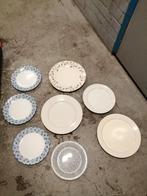 WEG=WEG!! SETJE DINERBORDEN PORSELEIN DIVERSEN | DISH PLATES, Ophalen of Verzenden, Bord(en), Overige stijlen, Glas