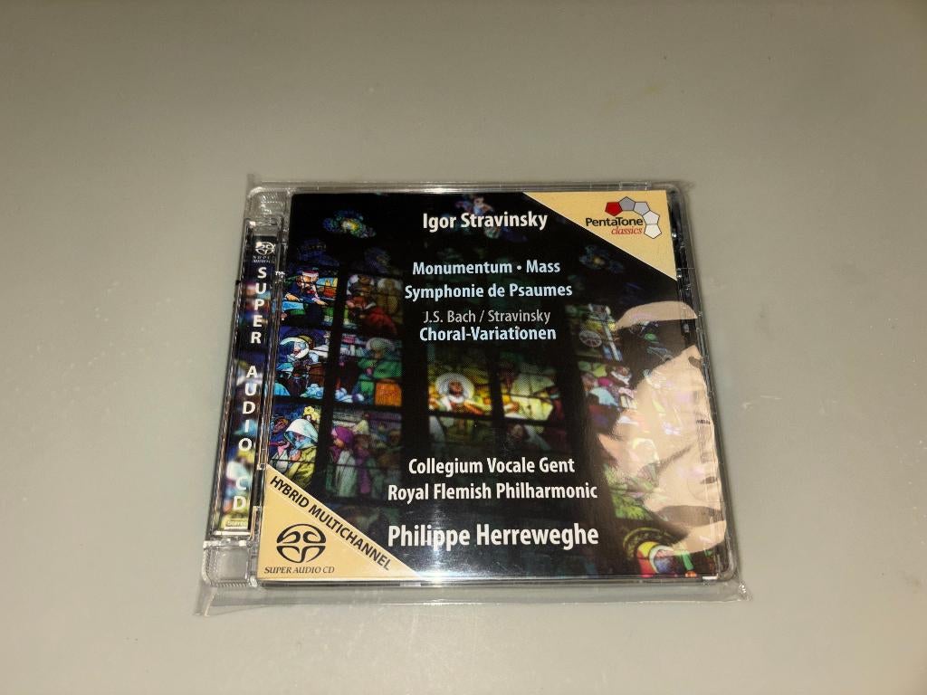 Stravinsky.: Monumentum, Mass, Symphonie de Psaumes, (SACD), Verzenden, Romantiek, Gebruikt, Orkest of Ballet