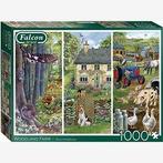 Falcon puzzel - Woodlands Farm (zgan), Hobby en Vrije tijd, Ophalen of Verzenden, 500 t/m 1500 stukjes, Zo goed als nieuw, Legpuzzel