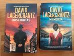 David Lagercrantz Obscuritas  Memoria, Ophalen of Verzenden, Zo goed als nieuw