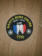 Patch Embleem Badge Normandie 2023 D-Day Overlord Airborne, Verzamelen, Ophalen of Verzenden, Landmacht, Nederland, Embleem of Badge
