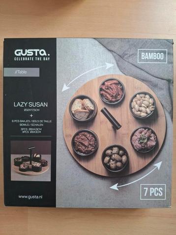 Gusta Lazy Susan Draaiplateau met 7 Bakjes beschikbaar voor biedingen