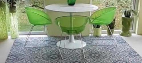 Stoel Pedrali gliss 920 5x groen, Huis en Inrichting, Stoelen, Gebruikt, Vijf, Zes of meer stoelen, Kunststof, Metaal, Overige kleuren