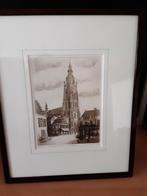 Ets havermarkt breda, Antiek en Kunst, Ophalen of Verzenden