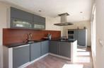 Moderne grijze T-keuken, Huis en Inrichting, Keuken | Complete keukens, Ophalen, Gebruikt, Hoekkeuken, Graniet of Steen