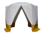 Lastent/doorwerk tent karsten, Ophalen, Zo goed als nieuw, 15 m² of meer, Zeil