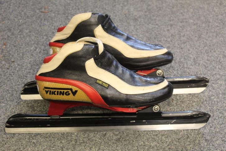 VIKING GOLD NAGANO SPECIAL MAAT 41, Sport en Fitness, Schaatsen, Gebruikt, Noren, Viking, Klapschaats, Ophalen of Verzenden