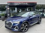 Audi Q3 Sportback 45 TFSI e S-Line 245PK|Pano|ACC|Matrix|Key, Auto's, Gebruikt, Zwart, Blauw, 245 pk