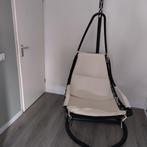 Zwarte hangstoel, Huis en Inrichting, Stoelen, Ophalen, Zwart, Zo goed als nieuw, Eén