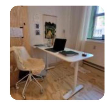IKEA bekant bureau 140x60 - afbeelding 1
