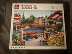 King Puzzel Amsterdam 1000 stukjes, Ophalen of Verzenden, 500 t/m 1500 stukjes, Zo goed als nieuw, Legpuzzel