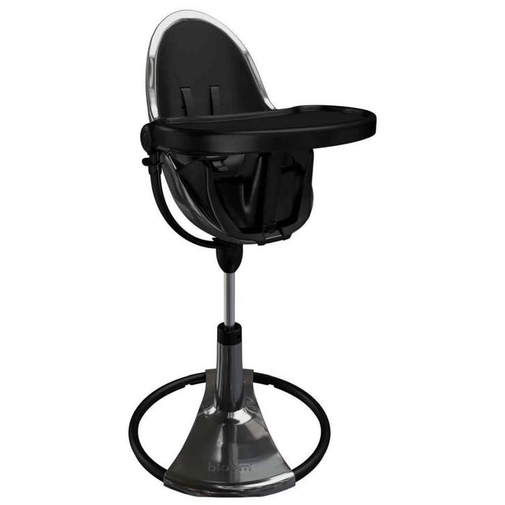 Bloom Fresco Chrome Frame Titanium, Kinderen en Baby's, Kinderstoelen, Nieuw, Meegroeistoel, Aanschuifbaar, Afneembaar eetblad