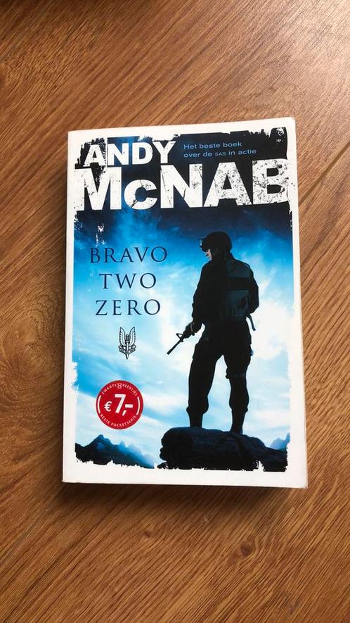 Bravo Two Zero, Andy McNab, over het Britse leger in Irak, Boeken, Thrillers, Gelezen, Ophalen of Verzenden